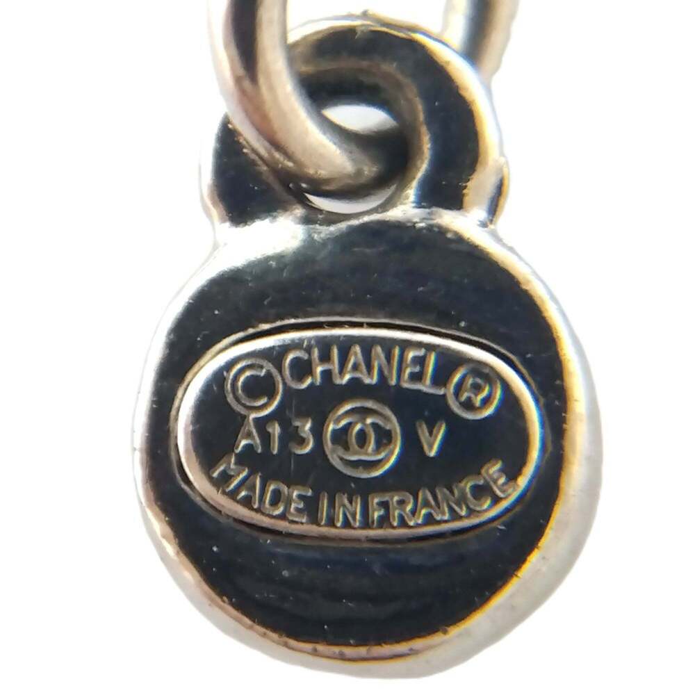 CHANEL Silver Logo Necklace - Picture 7 of 8